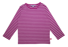 Langarmshirt mit Streifen in lilac/cyclam