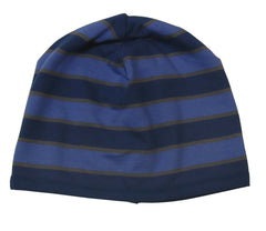 Wendemütze mit Sternen/Streifen in schiefer-tintenblau