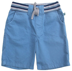 Webshorts mit Rippbund in sky