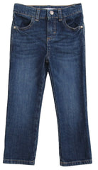 Jeans mit Wascheffekt in jeansblue