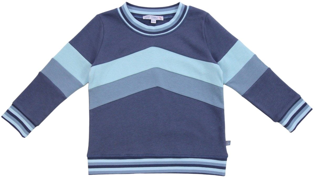 Rundhals Sweatshirt Colourblocking in midnight-jeans