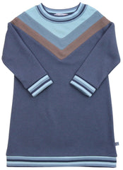 Sweatkleid Colourblocking in midnight