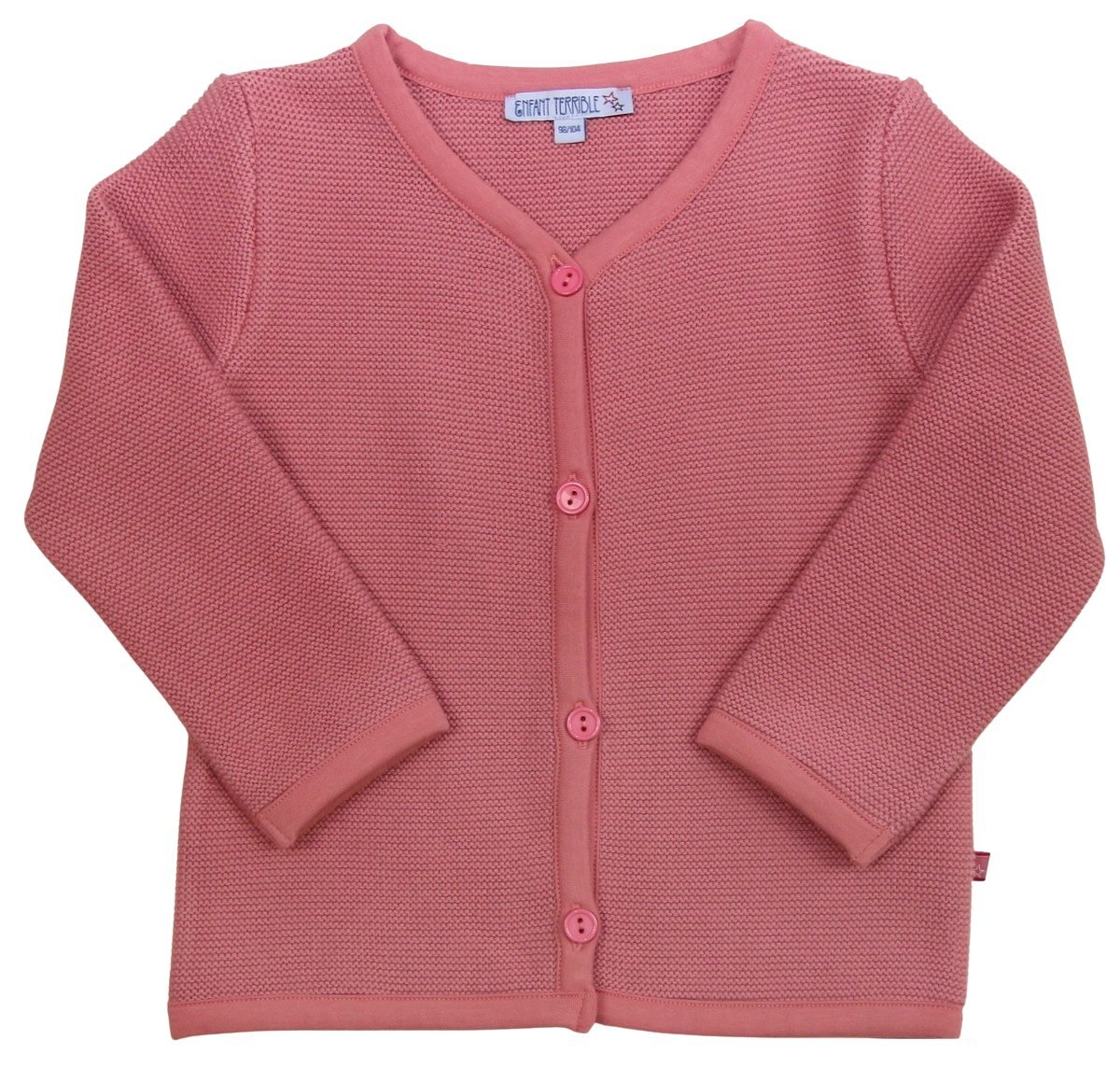 Strickjacke in dark rosé