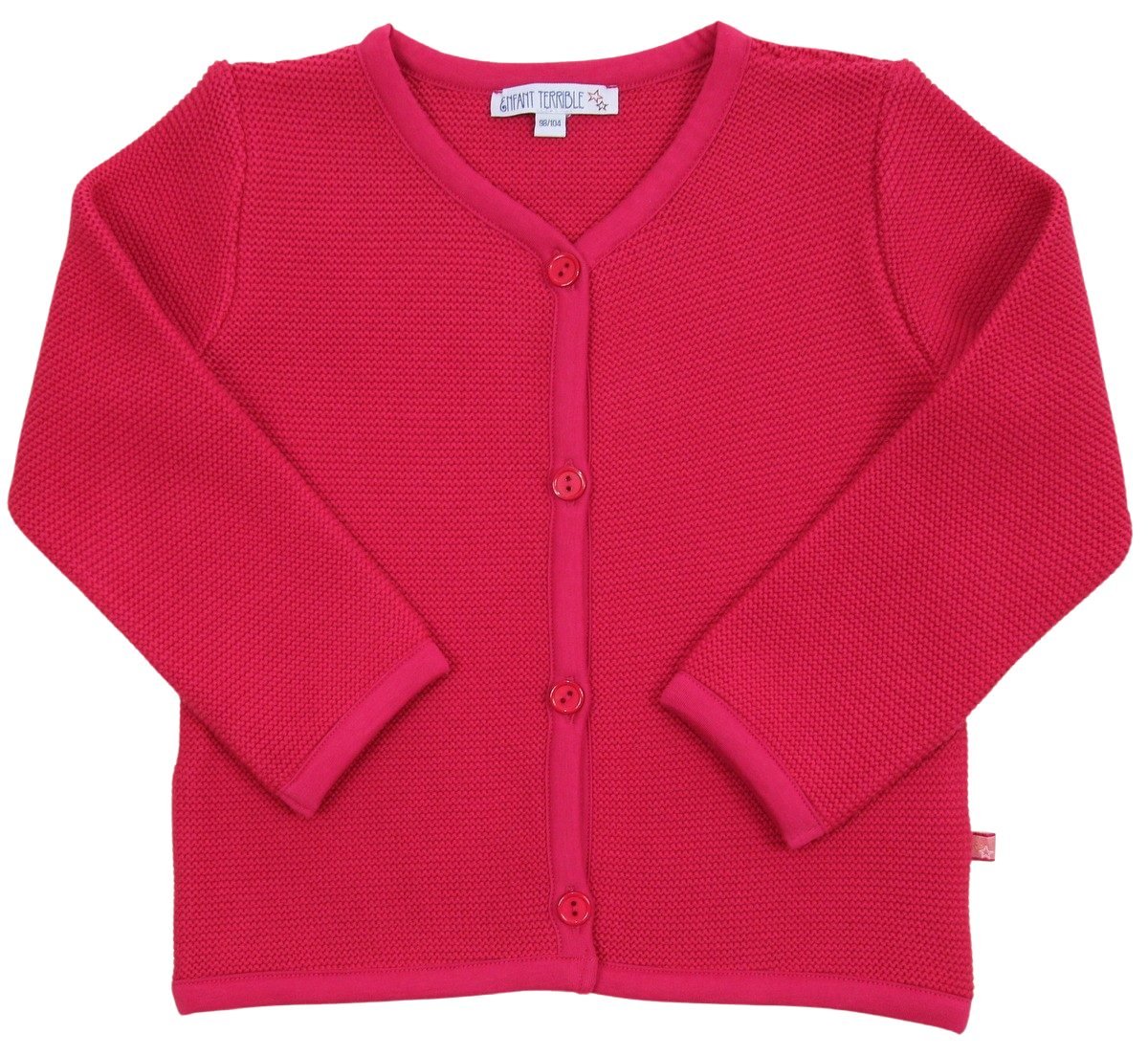 Strickjacke in magenta