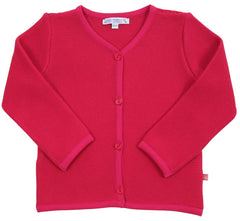 Strickjacke in magenta