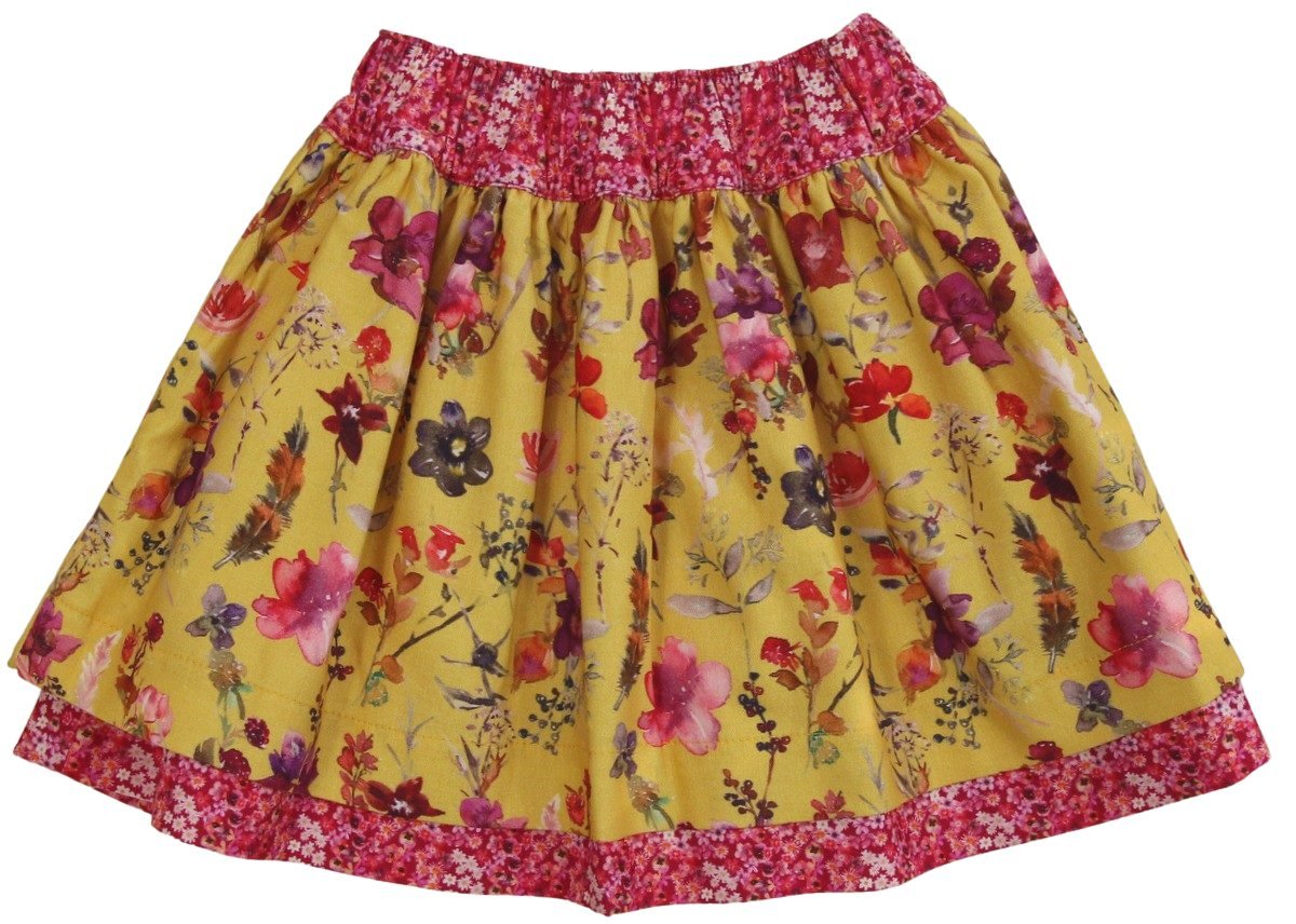 Wenderock Blumen-Blümchen in honey-magenta