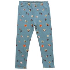 Wendeleggings mit Blätterdruck in dark turquoise