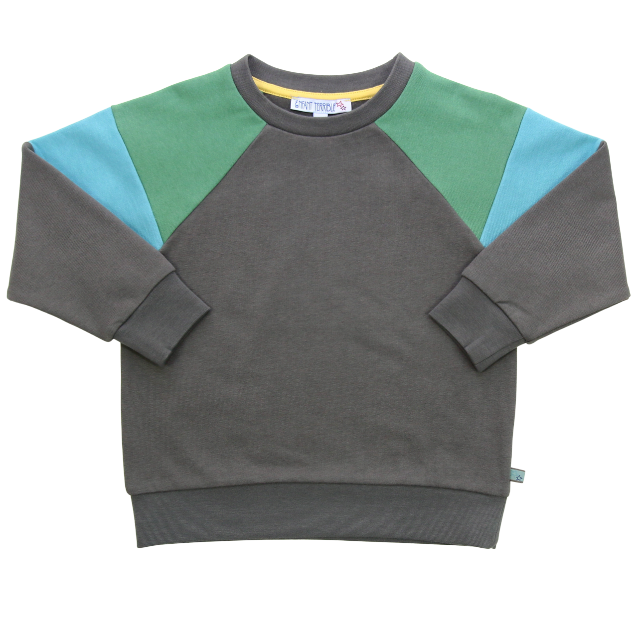 Colourblocking Sweatshirt in pistachio-grass