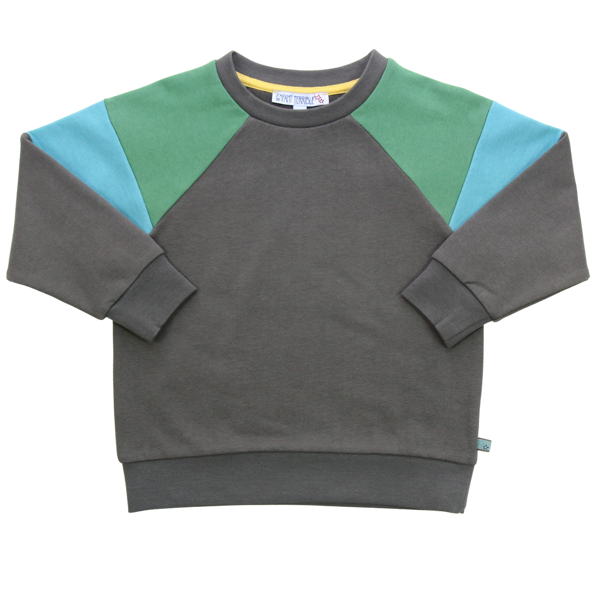 Colourblocking Sweatshirt in pistachio-grass