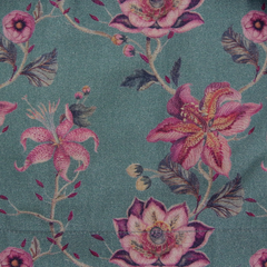 Wenderock Blumen-und Pferdedruck in pistachio-moss