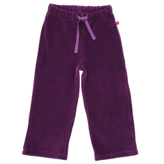 Hose Velvet rib in dark grape