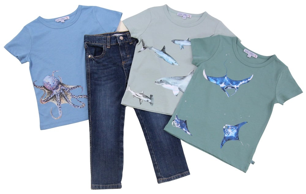 Jeans mit Wascheffekt in jeansblue