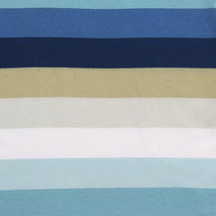 Jersey Streifendruck Blau