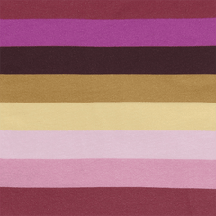 Jersey Streifendruck Magenta