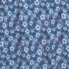 Musselin Blumen Allover Jade