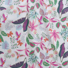 Single Jersey Colibri Und Dschungeldruck