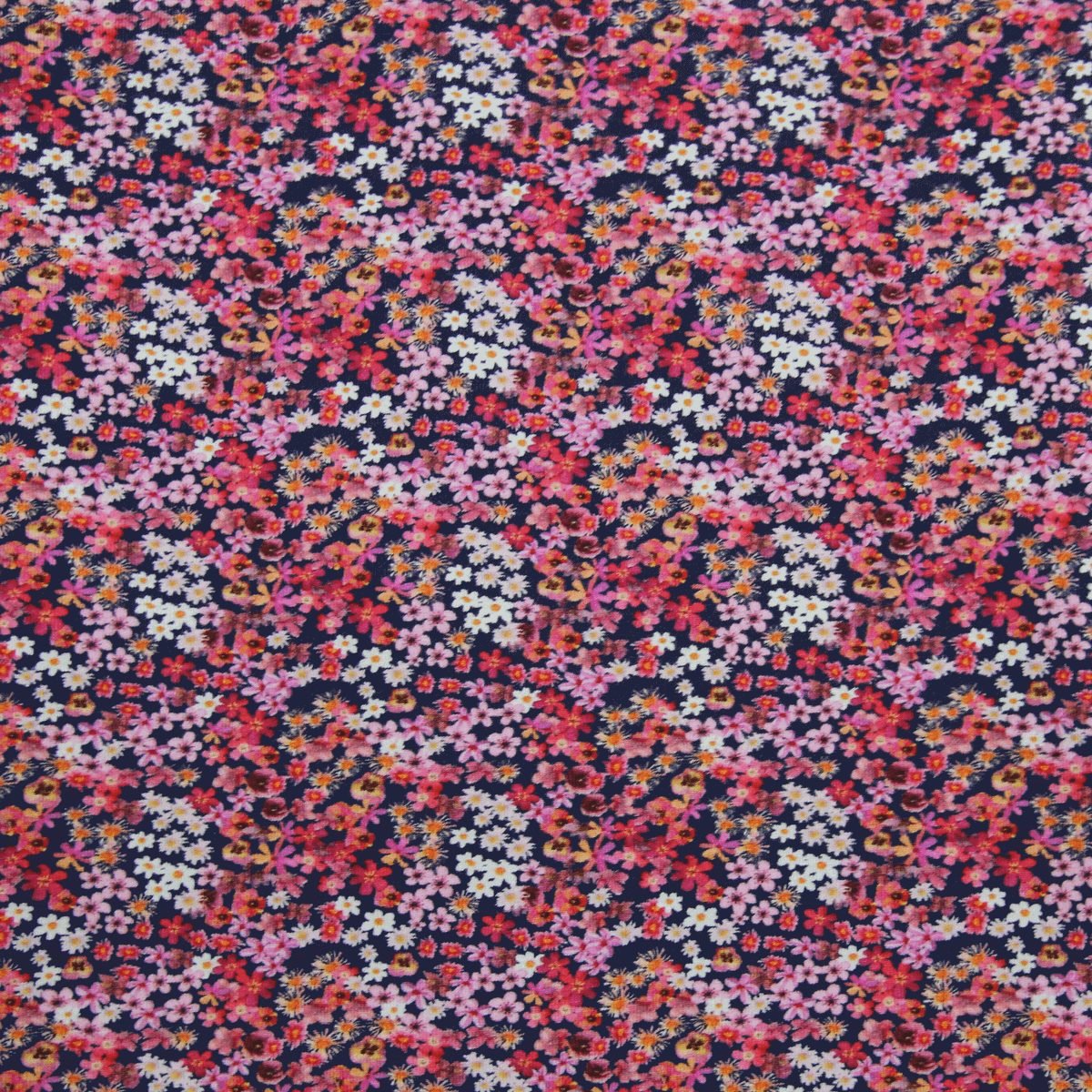 Single Jersey Druck Blumen
