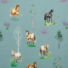 Sweatshirt Ponydruck Light Ocean