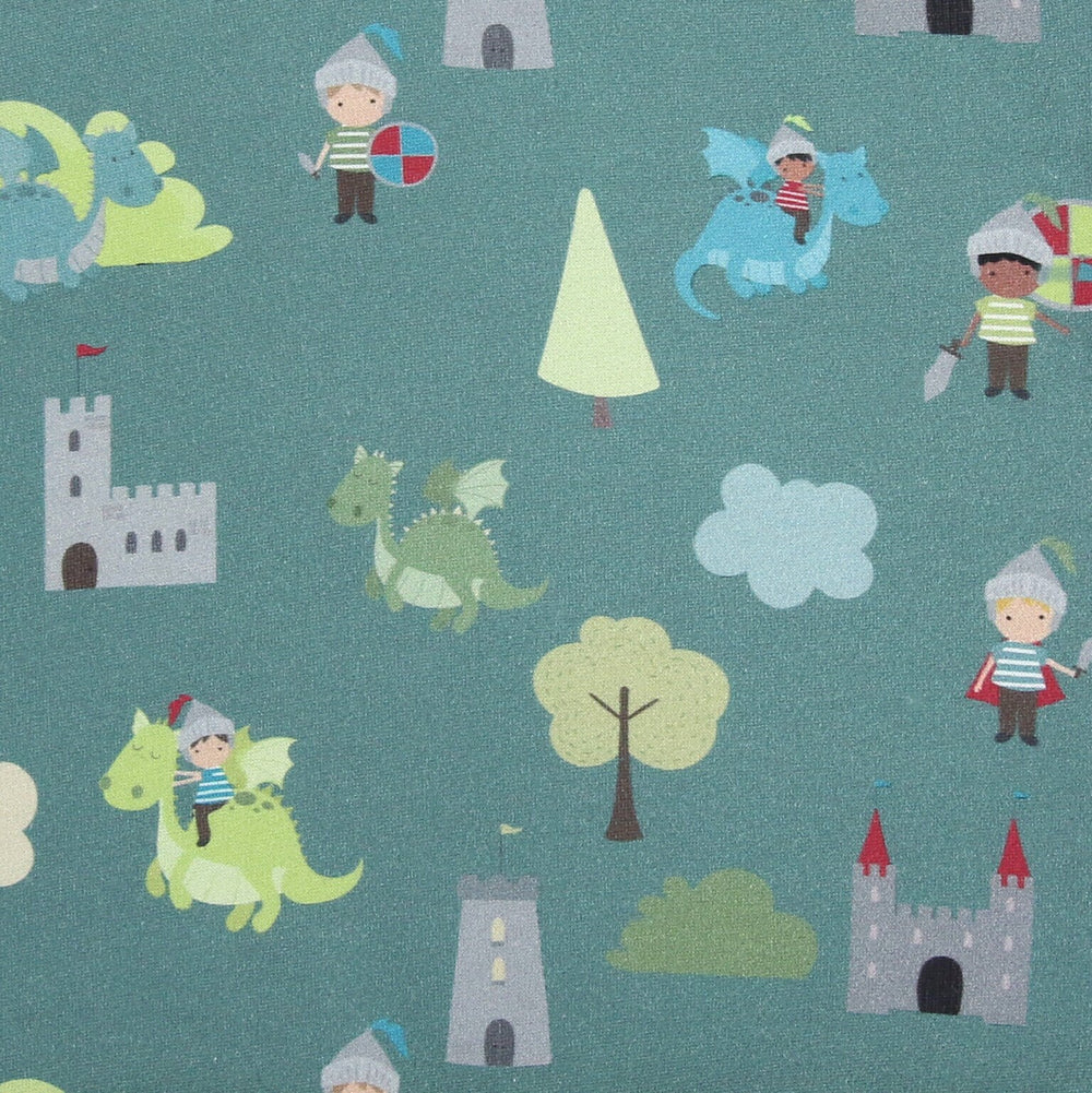 Sweatshirt Ritterdruck Aquamarin