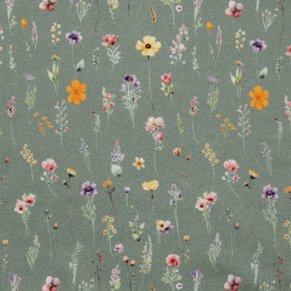 Sweatstoff Wildblumen