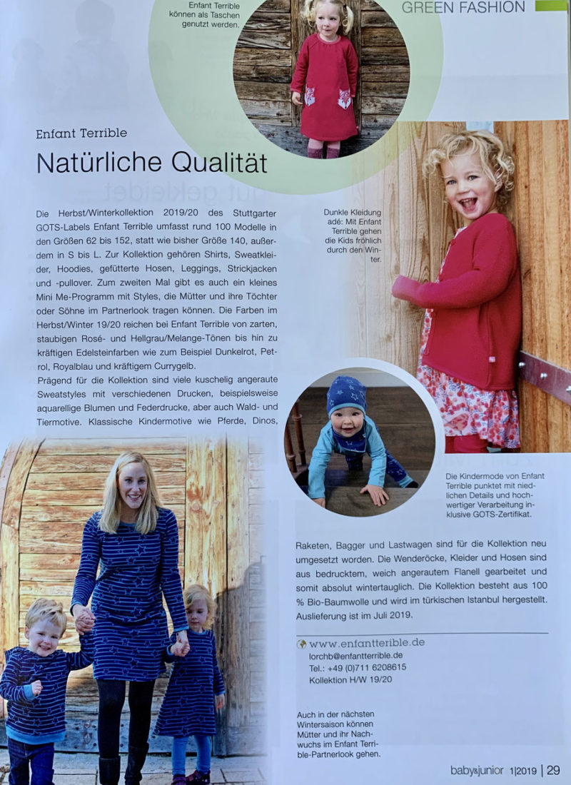 baby&junior 1/2019 - Natürliche Qualität